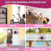 Mini Canasta de Baloncesto para Niños Tableros de Baloncesto con 3 Pelotas, Bomba, Iluminación, Puntuación Automática - details 37