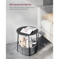 Mesa Lateral Redonda Moderna Espaciosa para Sala de Estar, Dormitorio, Mesita de Noche - details 89