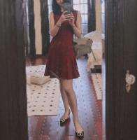 Luz de compromiso de lujo, vestido tostado de regreso a casa de nicho, novia 2025 nuevo vestido rojo de alta gama - details 6