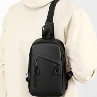 Bolso informal con tirantes laterales para hombre, bolso de pecho de Color sólido, bolso de hombro masculino, bolso deportivo, bolso cruzado para teléfono Oxford, deporte - details 17