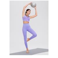 Pantalones de yoga de lycra doble cepillado, pantalones deportivos de verano para mujer, de cintura alta, para correr, pantalones de chándal, de cintura alta, de elevación de cadera, pantalones de yoga de fitness. - details 31