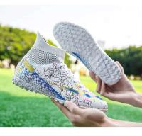 Zapatos de fútbol juveniles de caña alta con clavos largos antideslizantes para deportes de entrenamiento en oferta - details 9