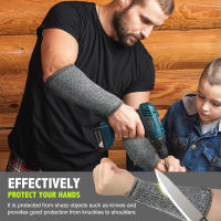 Tcare Mangas Resistentes al Corte de Nivel 5 Protectores de Brazo para Deportes y Aire Libre - details 9
