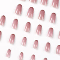 24 PCS, uñas postizas de cobertura total, fáciles de quitar, para técnico de uñas, uso diario - details 0