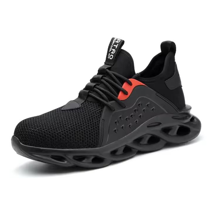 Zapatos de Seguridad para Trabajo Unisex de Talla Completa Punta de Acero Transpirable Ligero - 1