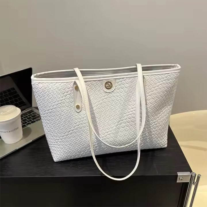 Bolso Casual de Diamante Grande Capacidad Estilo Sencillo y Elegante para Mujeres - 1