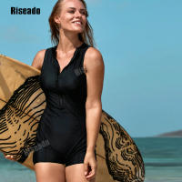 Bañador deportivo de una pieza sin mangas para mujer, traje de baño de Rashguard para surf, 2024 - details 2