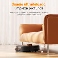 Aspiradora Robótica Inteligente PrettyCare con Función de Fregado, 15000Pa, Navegación LiDAR, Estación de Autovaciado, para Pelo de Mascotas, Pisos Duros y Alfombras - details 7