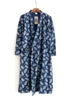2025 nuevo traje 100% de gasa de algodón para hombre, pijama tipo kimono japonés Yukata fino y suelto, bata con capucha para hombre, pijama con cuello en V, albornoz - details 15