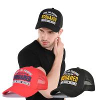 Gorra de béisbol con malla transpirable para hombre y mujer, gorro deportivo con bordado negro, diseño de letras, Hip Hop, moda de verano, 2024 - details 1