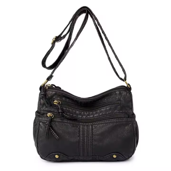 Bolso de mano para mujer Bolso bandolera de hombro para mujer Bolso simple con múltiples compartimentos para mujer Bolsos - 1