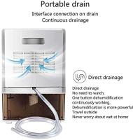 Deshumidifier Eléctrico de 2200 ml, suspensión automática, Temporizador, desesshaelo Automático,Modo de Sueño, para Baño y Dormitorio - details 0