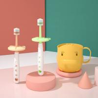 Mango de Nano cerdas para niños, cepillos de dientes de entrenamiento de bebé, cepillo de dientes de silicona de 360 grados, cuidado bucal - details 3