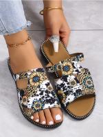 2025 verano nuevas flores de colores sandalias de una palabra absorbentes de sudor transpirables de gran tamaño mujeres - details 4