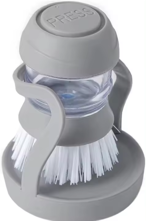 Onsinic-Cepillo de Almacenamiento del Cepillo, dispensador de Jabón, Cocina con Soporte de Almacenamiento para Limpieza del Fregad - 1