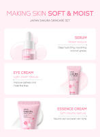 LAIKOU Sakura juegos para el cuidado de la piel limpiador Facial crema suero tóner hidratante brillo Anti arrugas Kit de cuidado Facial - details 15