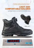 Botas de seguridad de invierno para hombre, ligeras y cómodas, punta de acero, zapatos de trabajo industriales antiperforación para exteriores, pie, 2025 - details 2