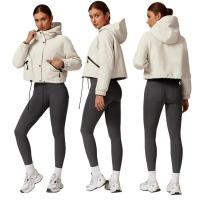 Chaqueta con capucha para mujer Chaqueta de invierno cálida con dobladillo con cordón Chaqueta de invierno impermeable y aislante - details 0
