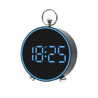 Reloj despertador LED para escritorio/pared, reloj electrónico de viaje con temperatura para decoración de dormitorio y oficina - details 1