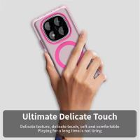 Funda transparente para teléfono con carga inalámbrica colorida para Xiaomi Redmi 14, 14 Pro+, Note 13R, 13R 13, Pro, 13 Pro+ magnética - details 5