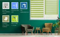 ECOMMERC3  Estor Enrollable Traslúcido Varios Tamaños - Estor Fácil Instalación Varios Colores - Estor Enrollable Rayado para todo tipo de Ventanas - details 1