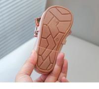 Zapatos de cuero para niñas, mocasines planos de cuero PU suave para niños, mocasines sin cordones con lazo de cinta, princesa dulce, sencillo, clásico, talla 21-34, nuevo - details 14