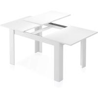 Mesa de Comedor Extensible de Madera Blanca Estilo Canadiense 140 a 190cm Ancho 90 Altura 78 - details 35