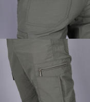 Pantalones De Ciudad Para Hombre Cargo Resistentes Al Agua Y Algodón Pantalones Casuales Multi-bolsillos Y Secado Rápido - details 23