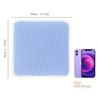 Tapete de atrapamiento de arena para gatos de doble capa en forma de panal de abeja, antideslizante y lavable, para la limpieza - details 9