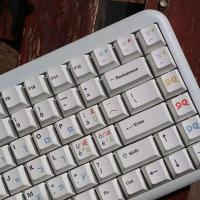 Teclas de perfil de cereza con sublimación de tinte PBT, tema hebreo de 144 teclas, para teclado nical, teclas Retro personalizadas - details 3