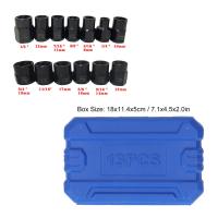 Extractor de pernos de 13 piezas, herramienta de extracción de tuercas dañadas, 8mm-19mm - details 0