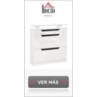 Zapatero Mueble Armario 83x30x90cm 2 Puerta Estanteria Zapatos 4 Baldas Interior y 4 Baldas Exterior - details 8
