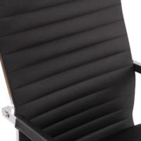 Silla De Oficina Amadora En Polipiel o Tela I Silla Ejecutiva con Ruedas y Reposabrazos I Silla De Escritorio, Color:marino claro, Material:Cuero Sintético - details 2