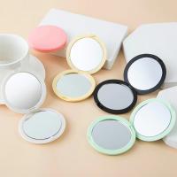 Espejo de maquillaje de mano, Mini espejo de maquillaje redondo plegable de bolsillo portátil de doble cara para herramienta cosmética de belleza de viaje - details 1