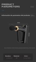 Nuevo Mini Membrana de Cuello + Masajeador Profesional Muscular Masaje de Vibración Relajante Pulsera de Agarre Pistola de Fascia - details 0