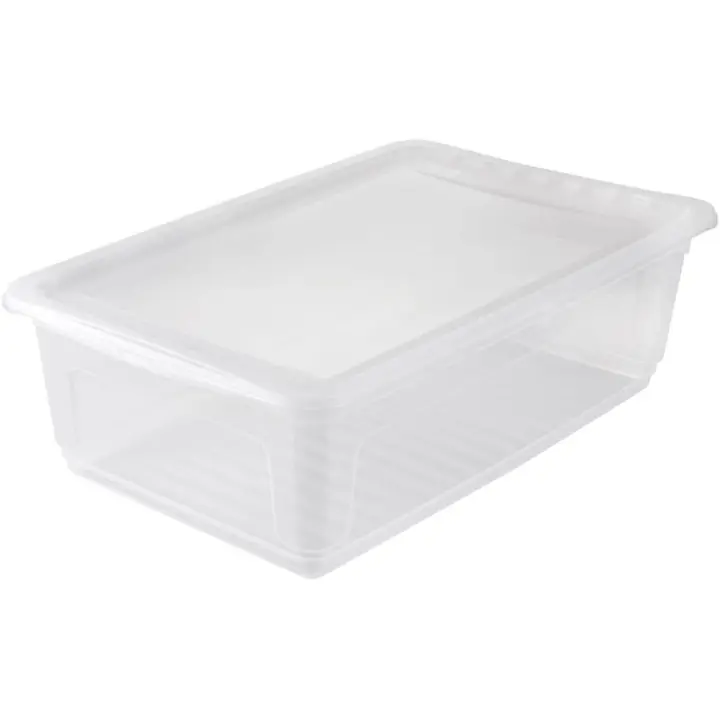 Cajas de almacenaje, Natural Transparente, 59 x 39 x 18 cm KEEEPER - 1