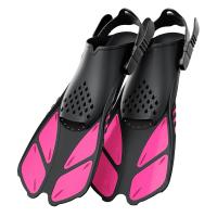 Aletas De Natación Ajustables Para Adultos Y Mujeres Zapatos De Escuba Diving De Silicona Con Hebilla Abierta Tamaño Viaje - details 13
