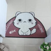 Alfombra antideslizante de dibujos animados para puerta de entrada, Felpudo con lazo de alambre para quitar el polvo, ideal para pasillo, cocina y baño, novedad - details 18
