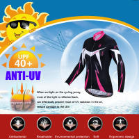 Conjunto de ropa de Ciclismo de X-TIGER para mujer, Jersey transpirable de manga larga para bicicleta de montaña, otoño - details 3