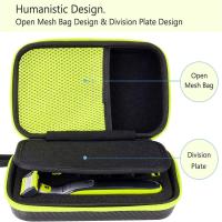 Bolsa de almacenamiento portátil de PU para Afeitadora eléctrica híbrida Oneblade, accesorios protectores, Qp2520, Qp2530, Qp2620, Qp2630 - details 1