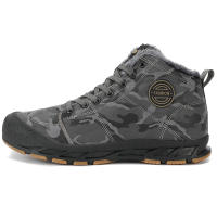 Botas de invierno para hombre, botines de camuflaje, botas de nieve impermeables, zapatillas de trabajo de felpa que mantienen el calor, zapatos militares, zapatos de senderismo tobilleros elegantes - details 11