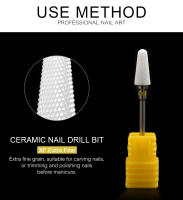 Broca de Cerámica para Uñas KADS Accesorios de Manicura para Eliminación de Piel Muerta Pulido de Superficie de Gel UV Removedor de Acero Inoxidable - details 4