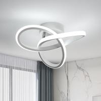 Goeco Plafón LED de Techo Aluminio Blanco 30W Eficiencia Energética Montaje Semi-flush - details 1