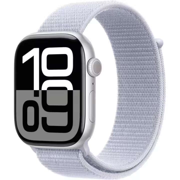 Apple Watch Series 10 GPS Celular 46 mm Aluminio Plata Deporte con Nube Azul - No.1 - 1