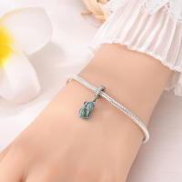 Pulsera de Mar de Metal 925 Diseño de Toruga Marina Accesorios de Joyería DIY - details 18