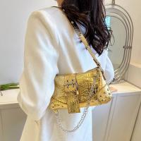 Bolso gótico de mujer retro con correa de cuero con cremallera, casual - details 13