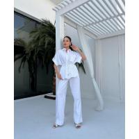 Novedad de verano, moda informal para mujer, conjunto de dos piezas con bolsillo y cordón estilo Cargo, ropa de mujer - details 19