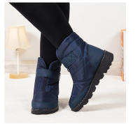 Botas de nieve de gran tamaño para mujer, zapatos cálidos de terciopelo de algodón, impermeables y antideslizantes, novedad - details 4