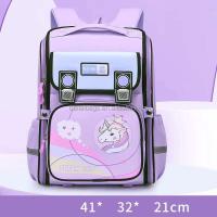 Nueva caricatura para estudiantes de 1 a 6 grados, mochila de gran capacidad, liviana, coleccionable y fácil de limpiar - details 9