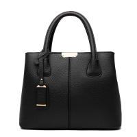 Bolso de Mano Mujer Piel Gran Capacidad Moda Fiesta Trabajo Negro - details 1